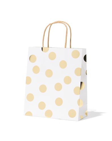 sac cadeau M 29,5x18cm pois - 14700246 - HEMA