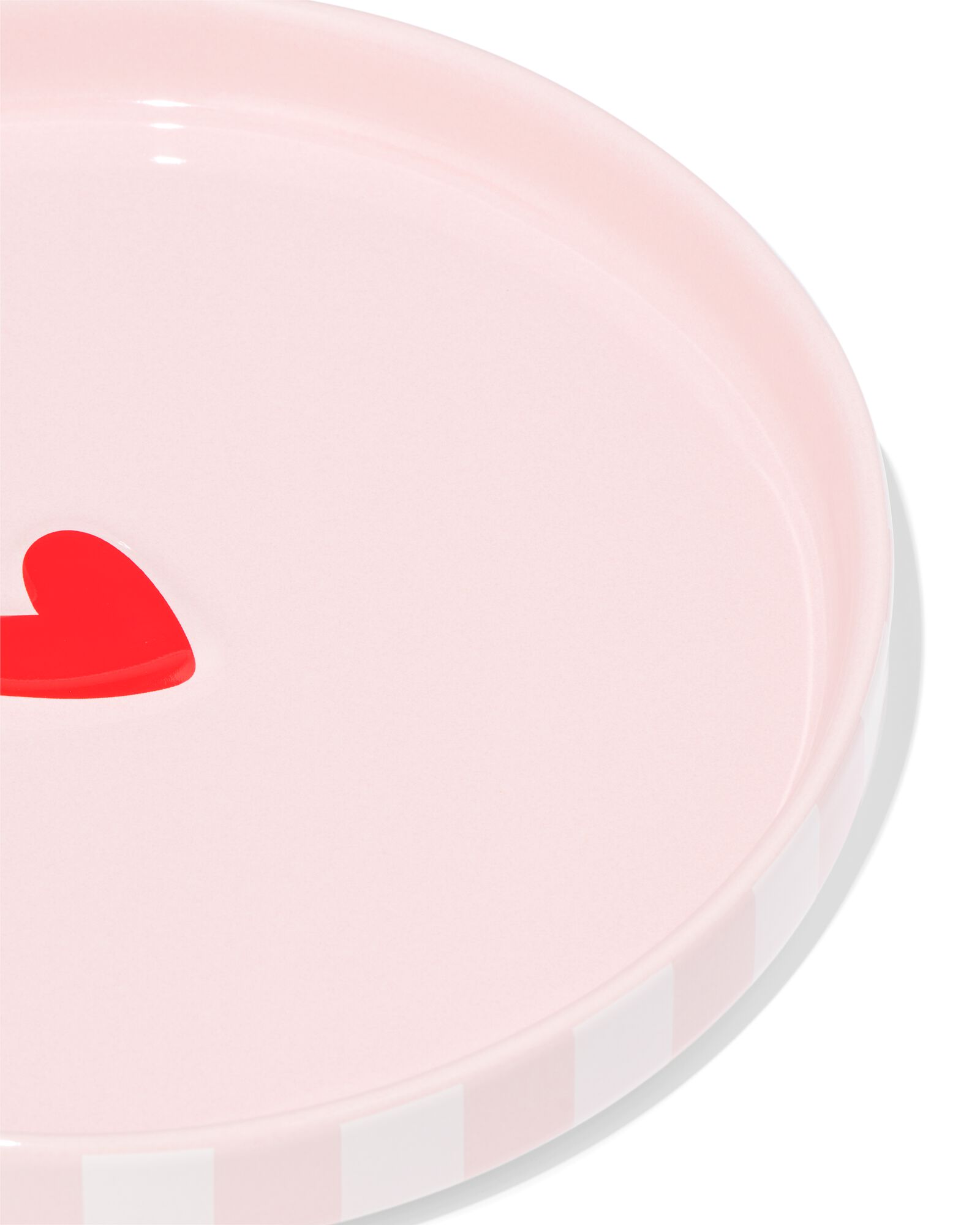 assiette &agrave; dessert ⌀ 16 cm c&eacute;ramique amour - 60800215 - HEMA