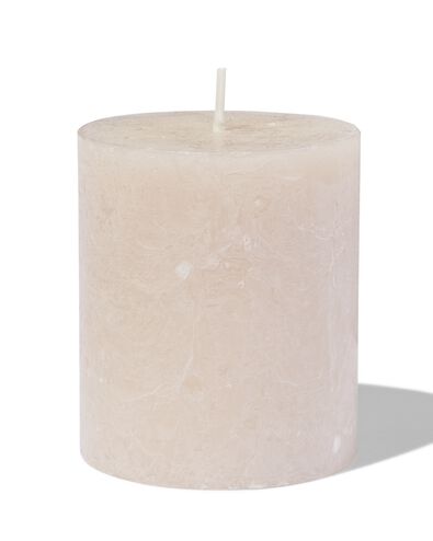 Kerze, rustikal, &Oslash;&nbsp;7&nbsp;&times;&nbsp;8&nbsp;cm, Natur naturel 7 x 8 - 13503011 - HEMA