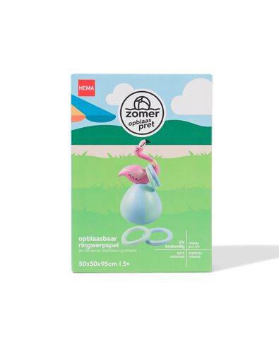 Aufblasbares Ringwurfspiel Flamingo - 15800083 - HEMA