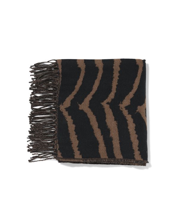 damessjaal 58x200cm zebra - 16451065 - HEMA