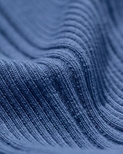 Kinderleggings gerippt, einfarbig – 2 Stück blau blau - 30822511BLUE - HEMA