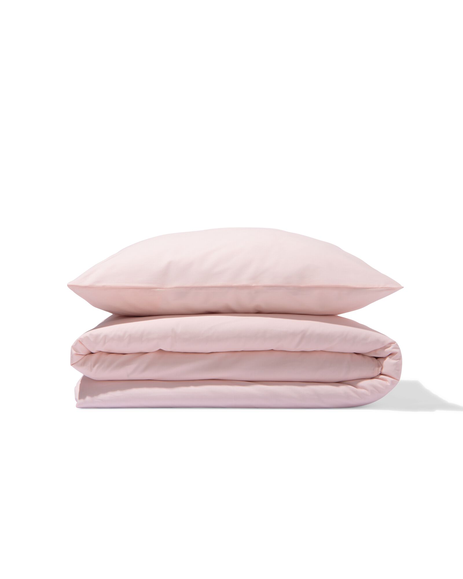 housse de couette 140x200/220 coton doux rose clair - 5750173 - HEMA