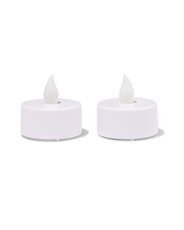 bougies chauffe-plat led - 2 pi&egrave;ces - 13550173 - HEMA