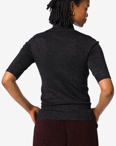 pull femme Lily avec paillettes noir noir - 1000029461 - HEMA