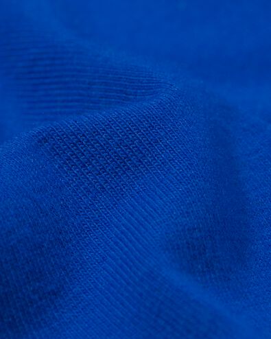 heren t-shirt regular fit o-hals  blauw M - 2114031 - HEMA