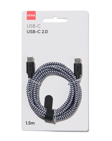c&acirc;ble chargeur USB-C/USB-C 2.0 1.5m - 39630176 - HEMA