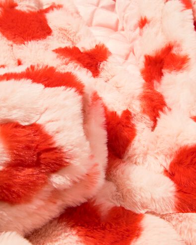 kinderjas teddy hartjes roze roze - 30852944PINK - HEMA