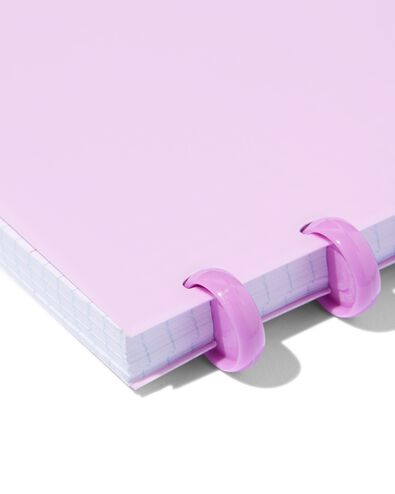 carnet &agrave; spirales A5 5 x 5 mm lilas - 14150121 - HEMA