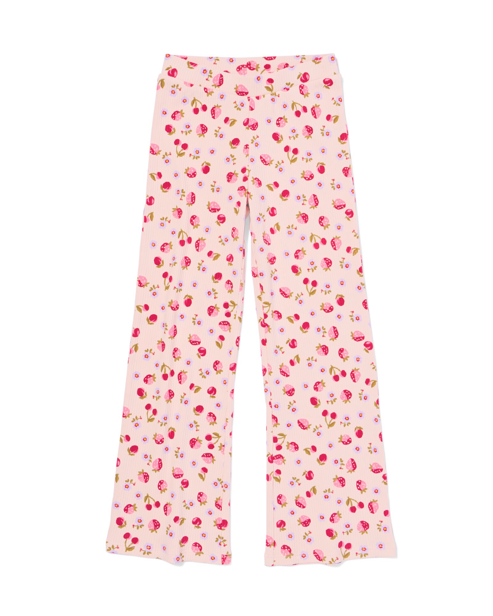 legging enfant bootcut c&ocirc;tel&eacute; fraises rose rose - 30842119PINK - HEMA
