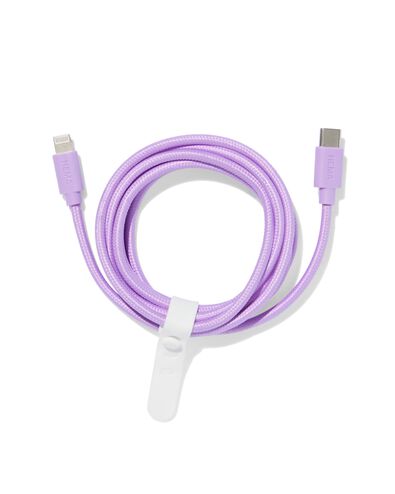 c&acirc;ble chargeur USB-C vers 8 broches 1,5m - 39680019 - HEMA