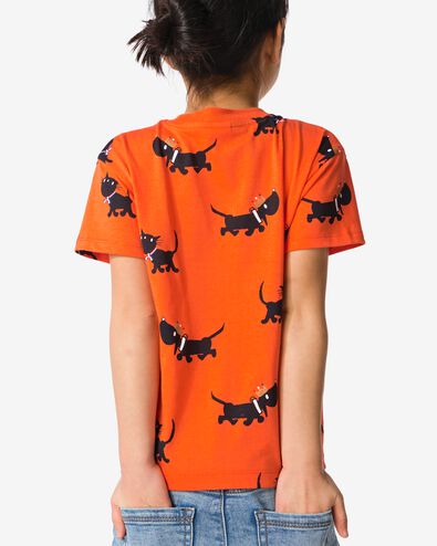 t-shirt enfant Takkie et Siepie CM orange orange - 30713601ORANGE - HEMA
