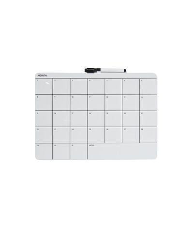 whiteboard 28x39 maandplanner - 14100615 - HEMA