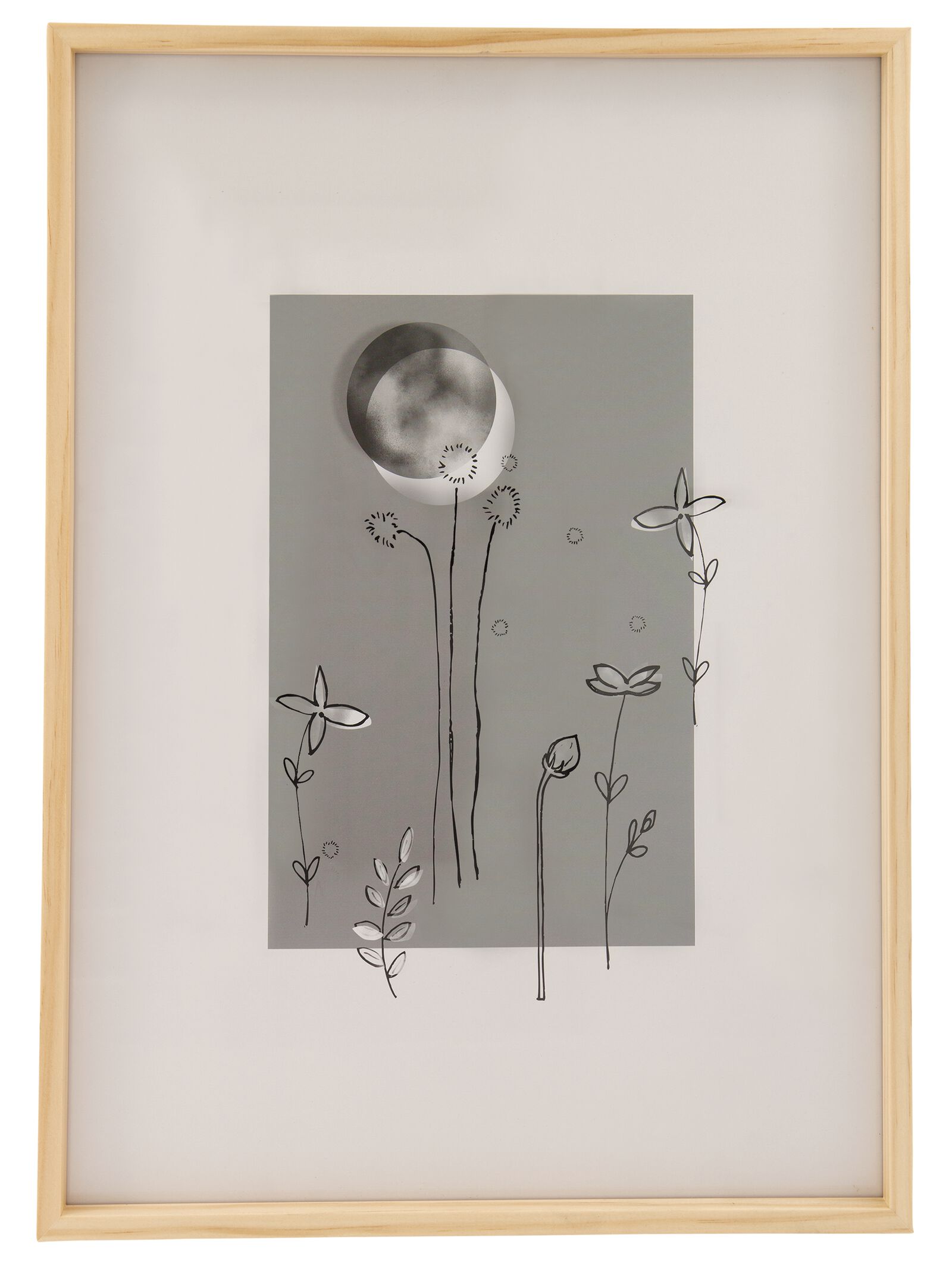 fotolijst hout 30x40 naturel 30 x 40 hout - 13622012 - HEMA