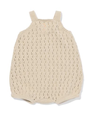 Newborn-Jumpsuit, gestrickt sandfarben sandfarben - 33451120SAND - HEMA