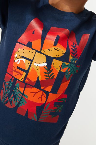 Kinder-Sweatshirt, Adventure dunkelblau - 1000028345 - HEMA