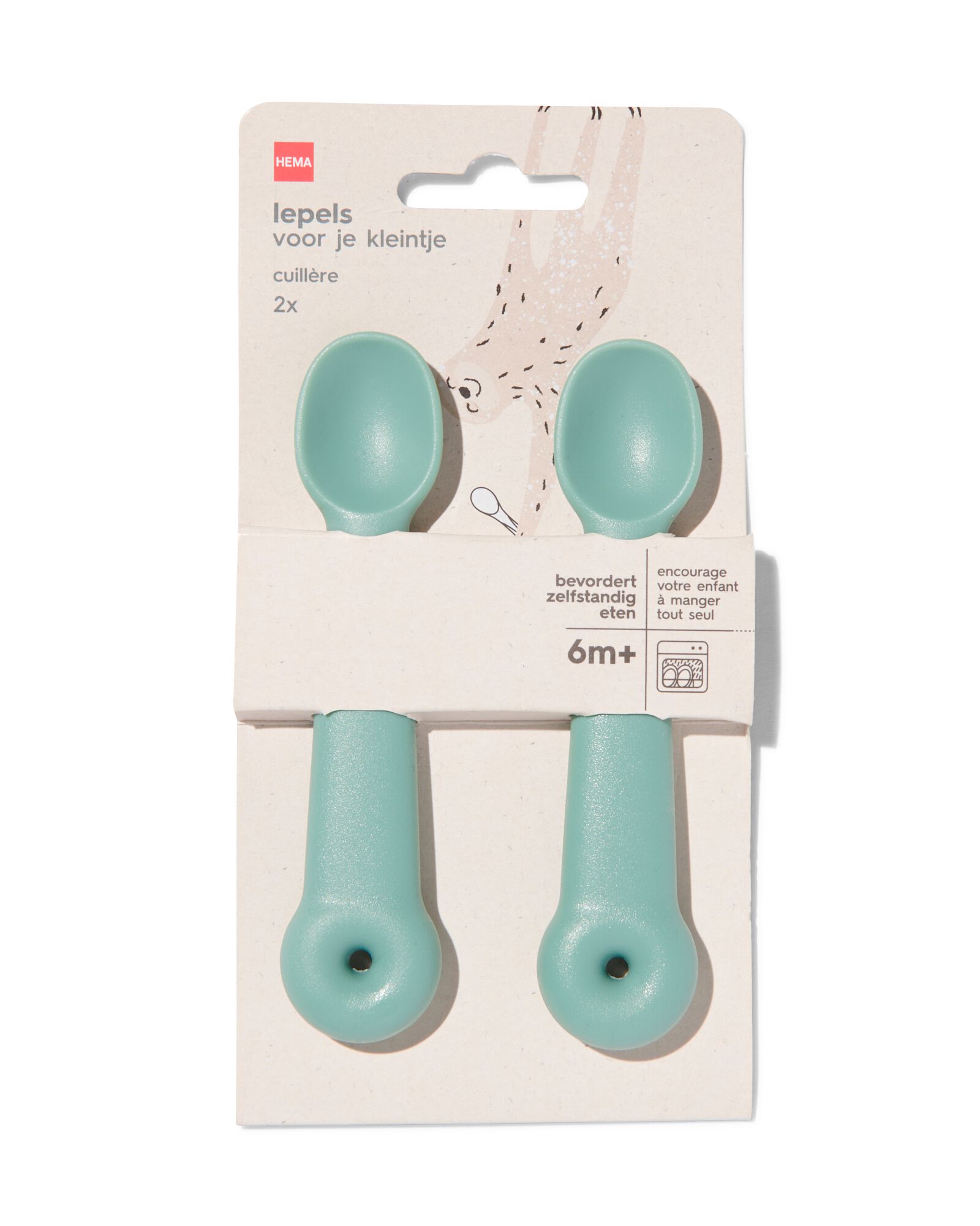 2 cuill&egrave;res bleues - 33503350 - HEMA
