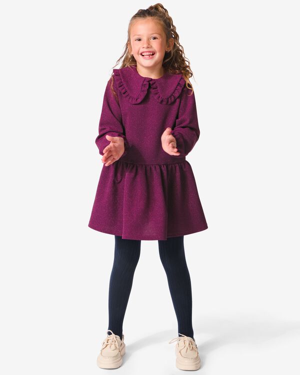robe pour enfant à paillettes rose métallique - 30827905METALLICPINK - HEMA