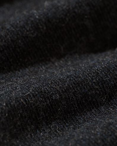 herensokken wol - 2 paar zwart zwart - 1000001406 - HEMA