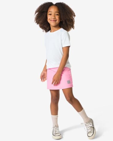 jupe de sport pour enfant avec short int&eacute;gr&eacute;  rose rose - 30600040PINK - HEMA