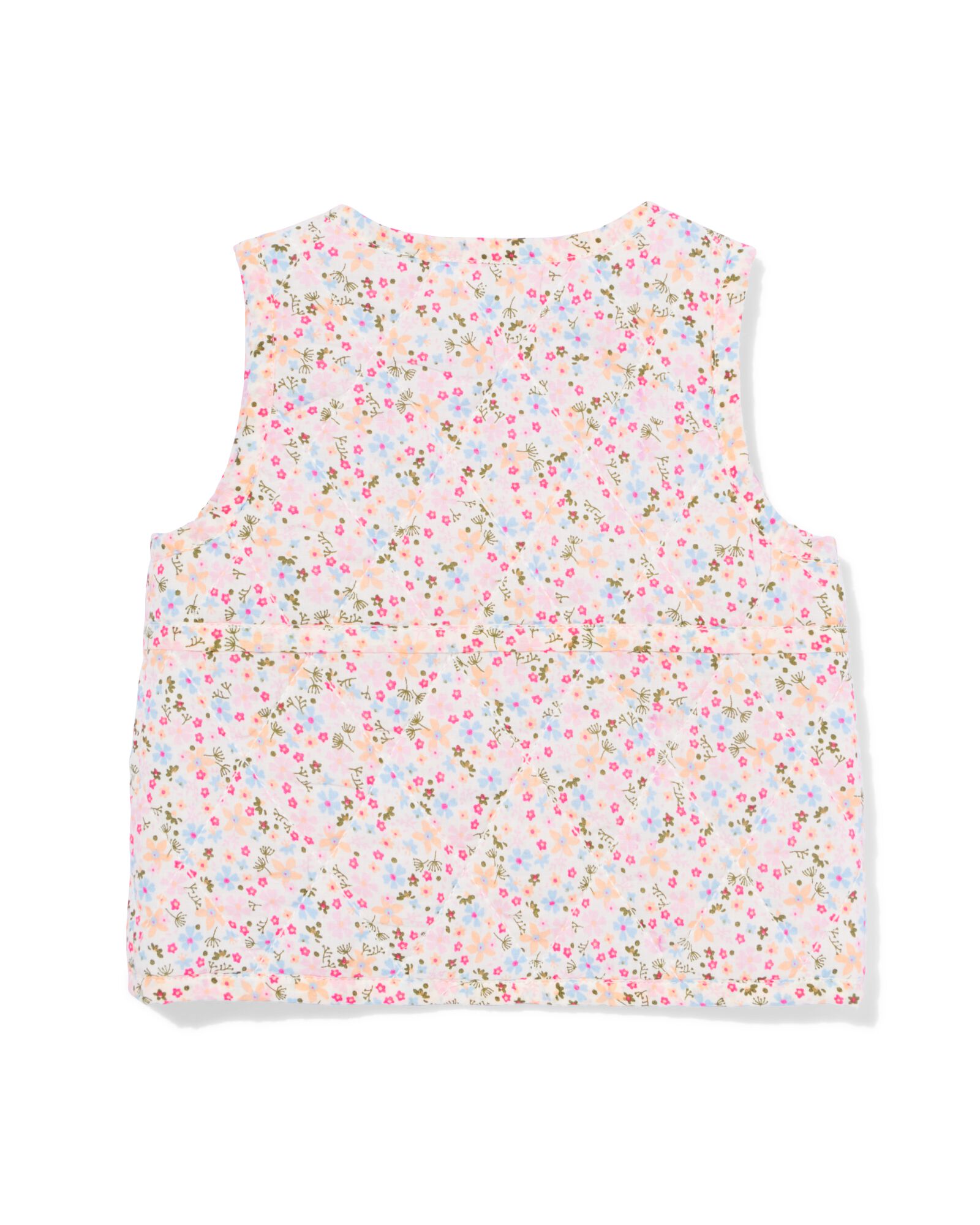 omkeerbare babygilet bloemen  blauw blauw - 33063770BLUE - HEMA