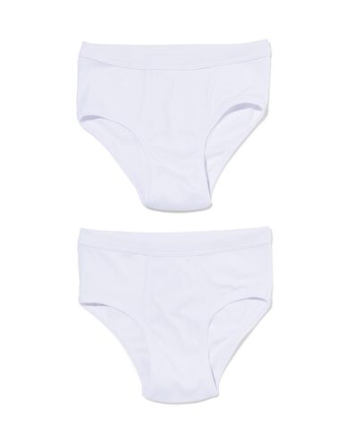 2 slips taille haute homme blanc blanc - 1000000960 - HEMA