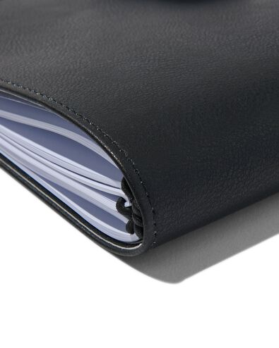 nachf&uuml;llbares Notizbuch, schwarz, DIN A5, liniert - 14170081 - HEMA