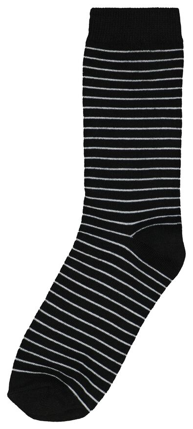5 paires de chaussettes femme noir - 1000025195 - HEMA