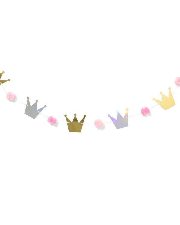 guirlande 2,5m papier couronne - 14250433 - HEMA
