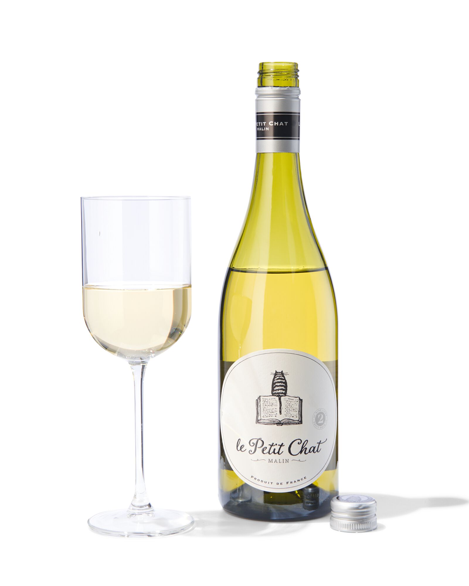 le petit chat malin - wit - 17370934 - HEMA