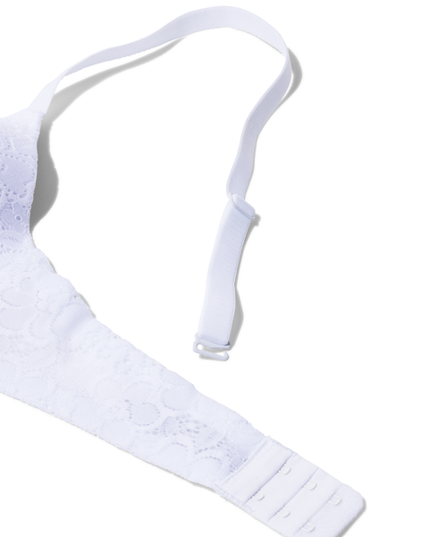 soutien-gorge préformé en dentelle - sans armatures blanc 75D - 21821789 - HEMA