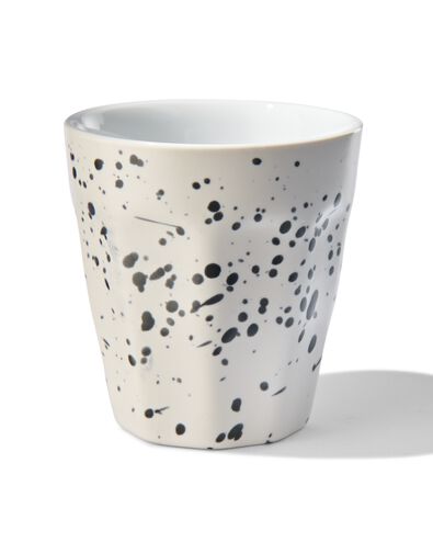 tasse &agrave; expresso 90 ml Mirabeau blanc &eacute;claboussures - 9602204 - HEMA