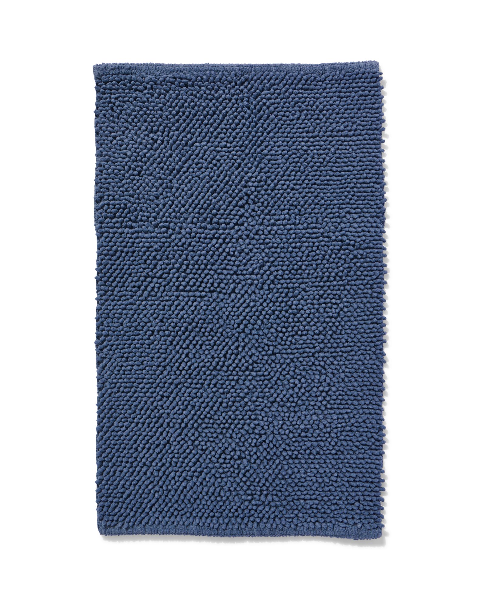 hema tapis de bain 50x85 chenille bleu acier (bleu foncé)