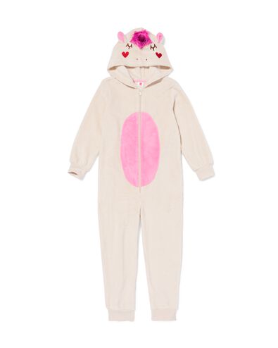 kinderonesie eenhoorn beige - 23002140BEIGE - HEMA