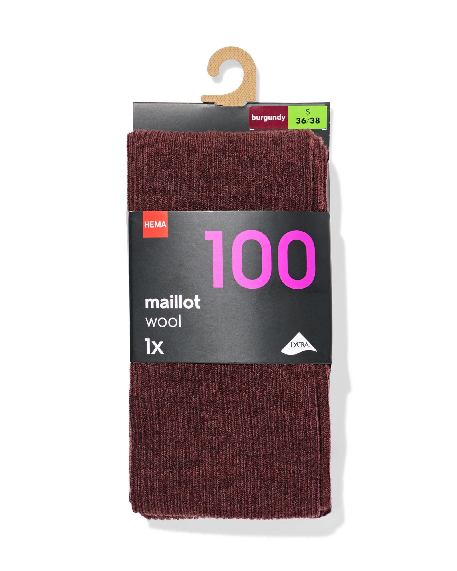 dames kousenbroek 100denier wol - 4072136 - HEMA