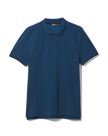 Herren-Poloshirt, Piqué dunkelblau dunkelblau - 1000030204 - HEMA