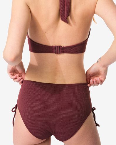 bas de bikini femme rouge foncé - 22351670DARKRED - HEMA