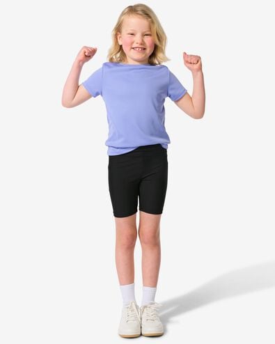 kinderfietsbroekje zwart zwart - 30690051BLACK - HEMA