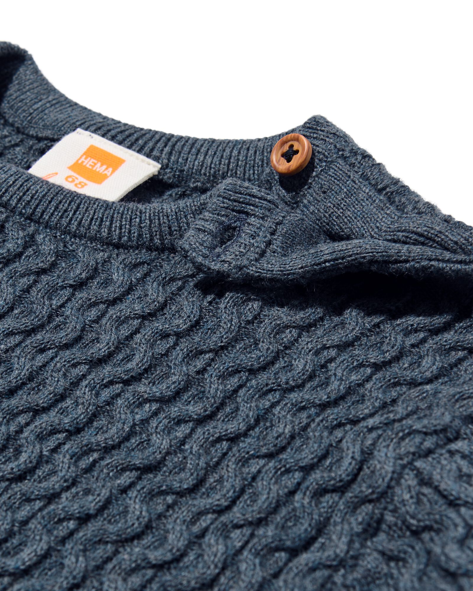 newborn trui  blauw - 33434420BLUE - HEMA