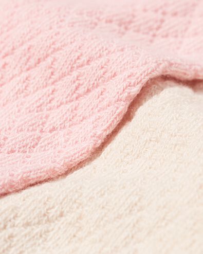 babymaillots structuur - 2 stuks oudroze oudroze - 4700715OLDPINK - HEMA