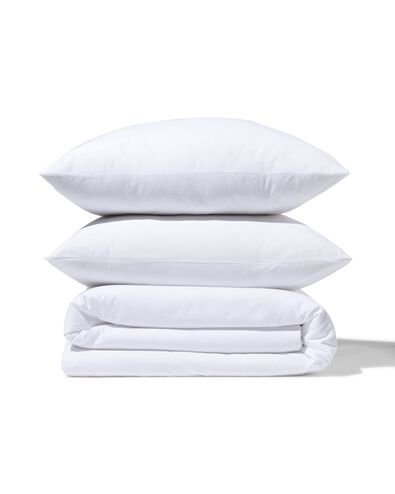 housse de couette 260x200/220 coton doux blanc - 5765460 - HEMA