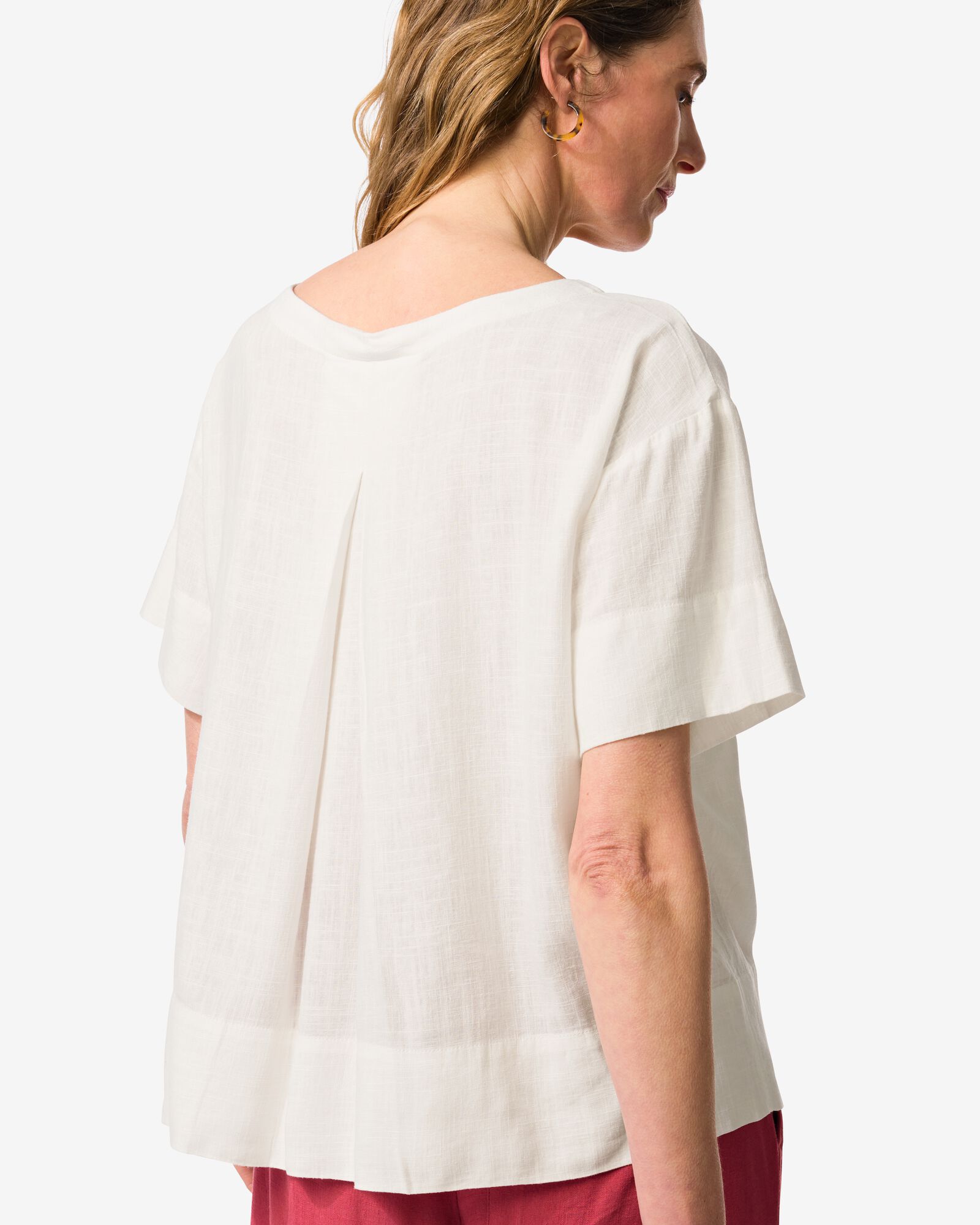 dames top Riley  wit wit - 36279465WHITE - HEMA