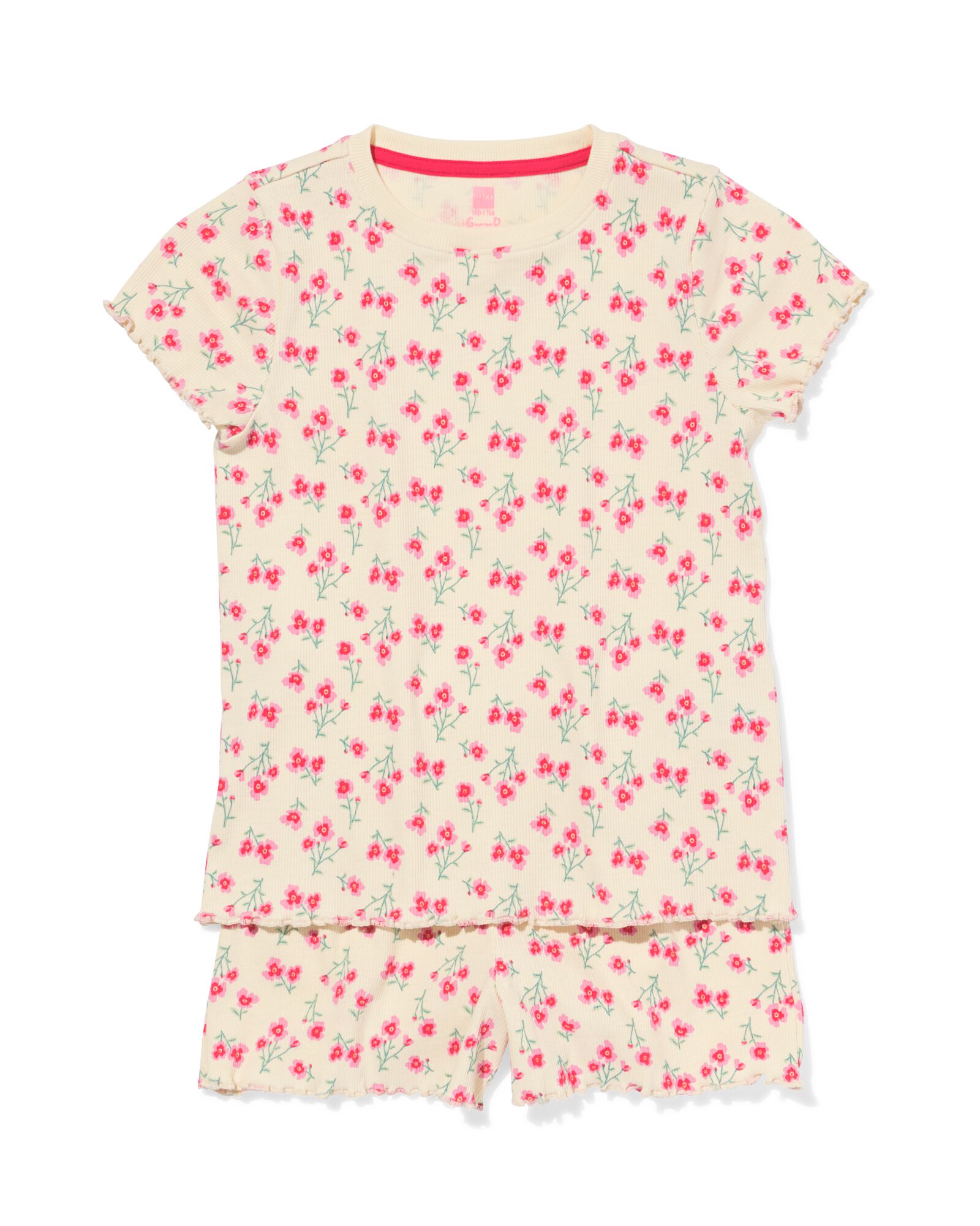 pyjacourt enfant fleur  blanc cass&eacute; blanc cass&eacute; - 23000380OFFWHITE - HEMA
