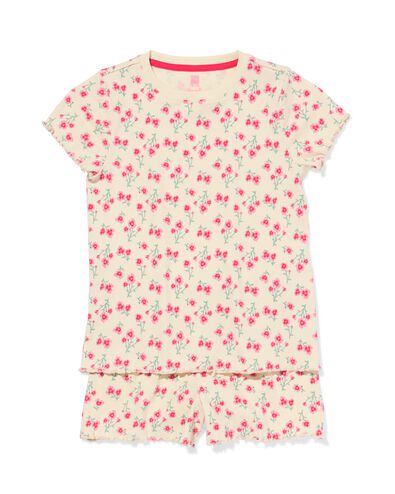 pyjacourt enfant fleur  blanc cass&eacute; blanc cass&eacute; - 23000380OFFWHITE - HEMA