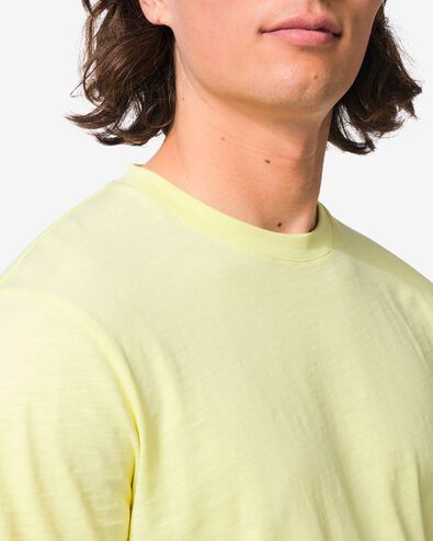 Herren-T-Shirt Jaap aus Slub-Jersey hellgelb hellgelb - 2178840LIGHTYELLOW - HEMA