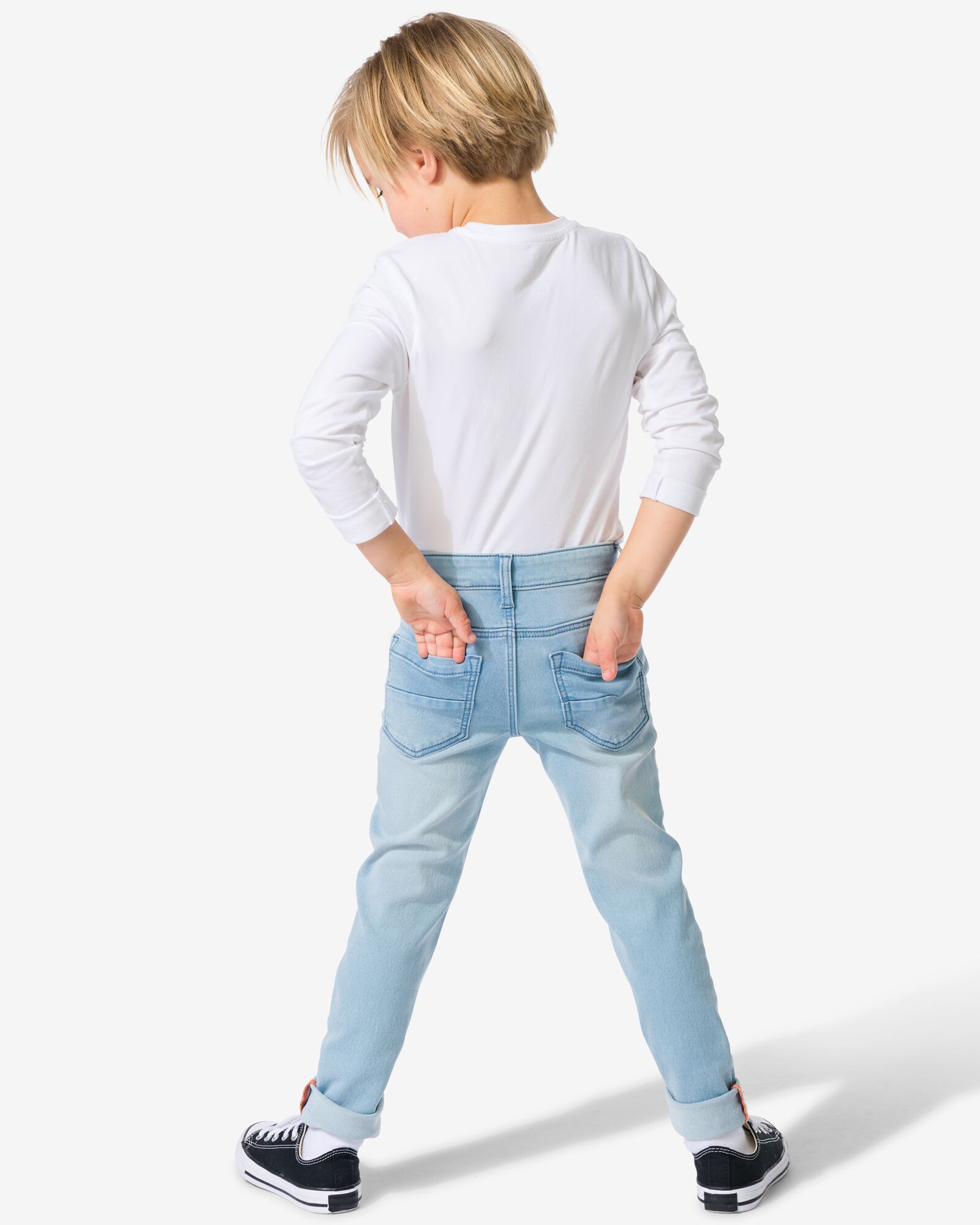Kinder-Jogdenim, Skinnyhose hellblau hellblau - 1000030818 - HEMA