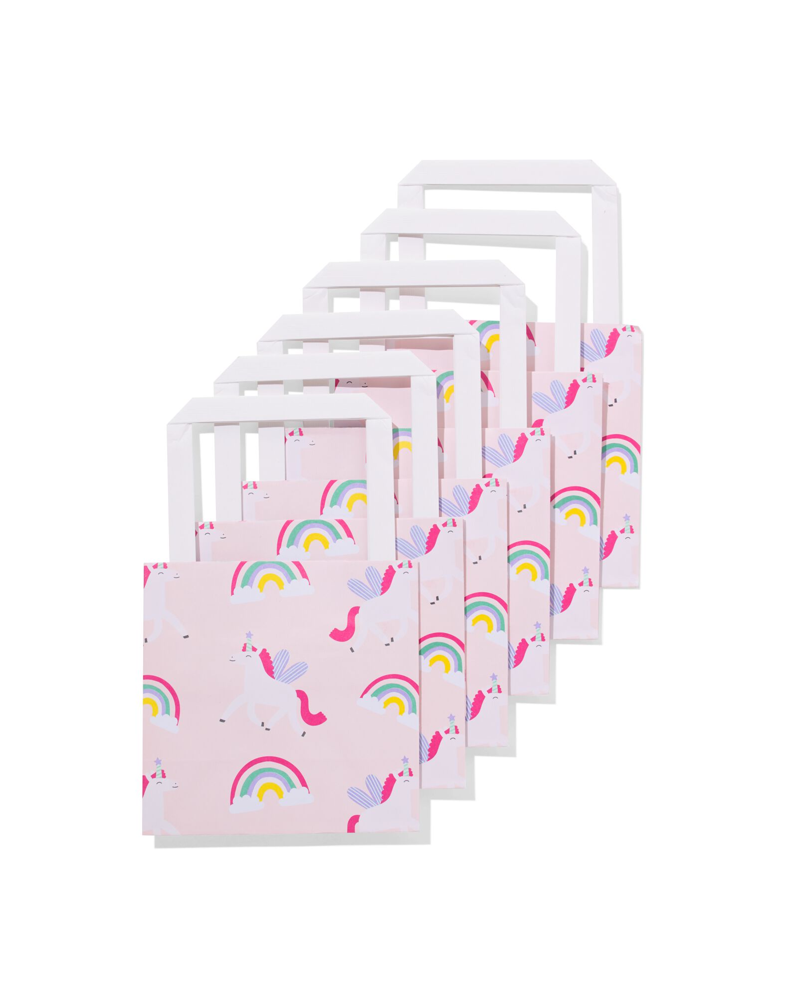 cadeautas S regenboog - 6 stuks - 14710325 - HEMA