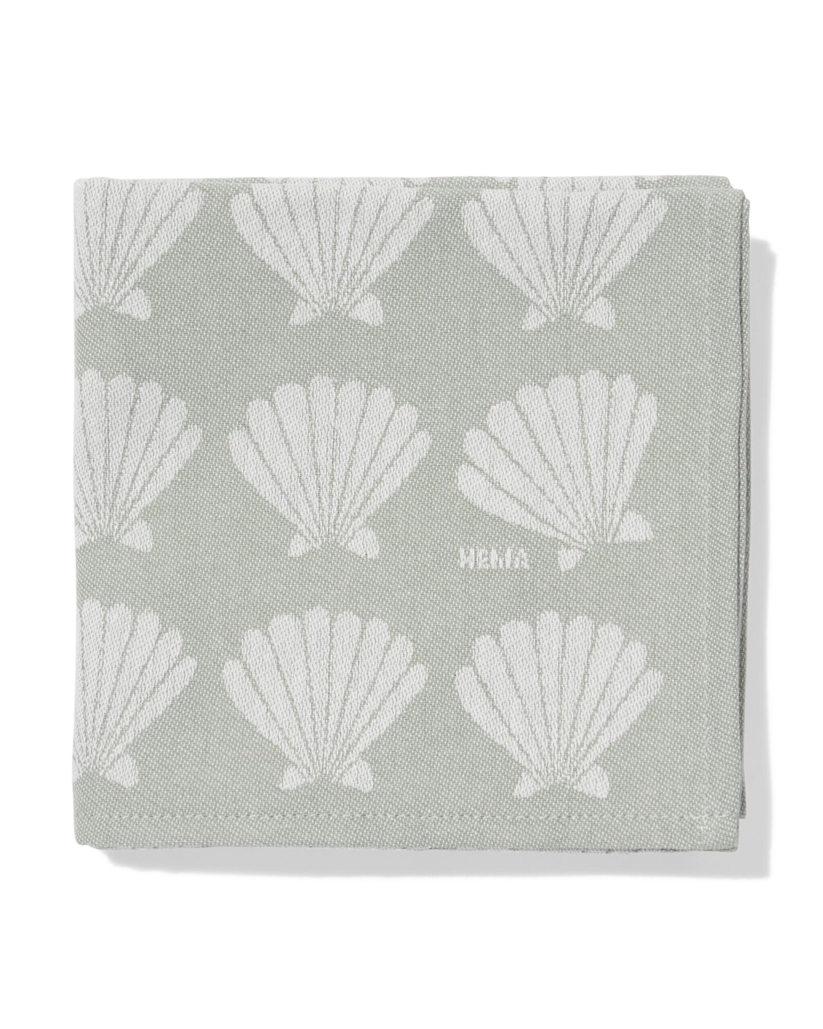 Geschirrtuch 65 x 65 cm Baumwolle, Muscheln - 5400087 - HEMA