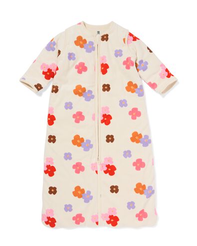 gigoteuse avec manches amovibles velours tog 3,0 fleurs blanc cass&eacute; blanc cass&eacute; - 33365150OFFWHITE - HEMA