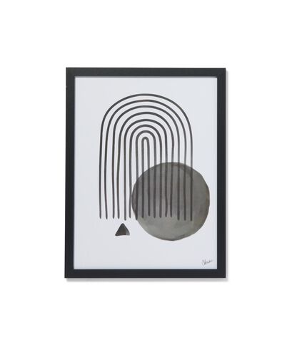 cadre photo 30x40 cm bois noir 30 x 40 noir - 13621038 - HEMA